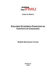 equilíbrio econômico-financeiro no contrato de concessão - Fmu