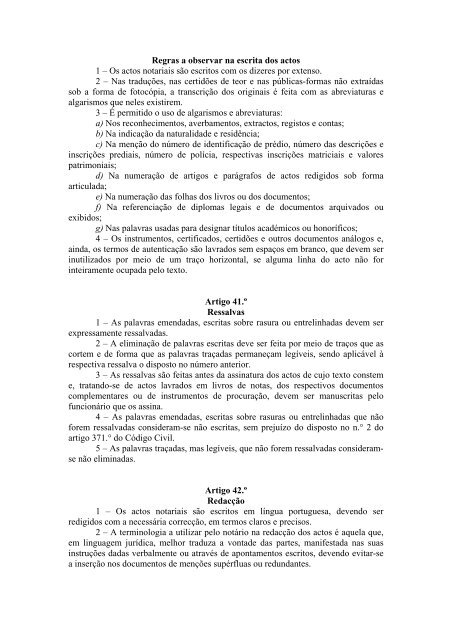 Código do Notariado - Ministério da Justiça