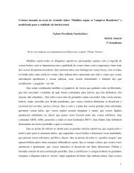 Crônica baseada no texto de Arnaldo Jabour “Malditos sejam ... - Fae