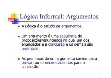 Lógica Informal: Argumentos