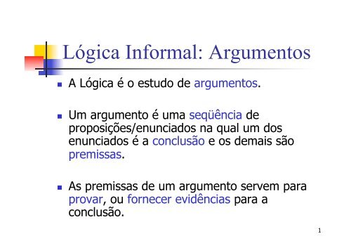 Lógica Informal: Argumentos
