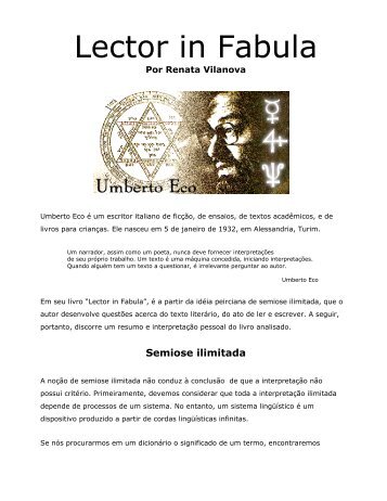 Lector in Fabula - Umberto Eco - PUC-Rio