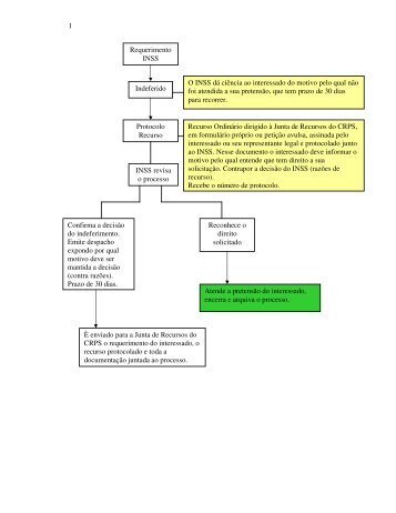 Fluxo Básico de Processos de Recursos - Ministério da Previdência ...