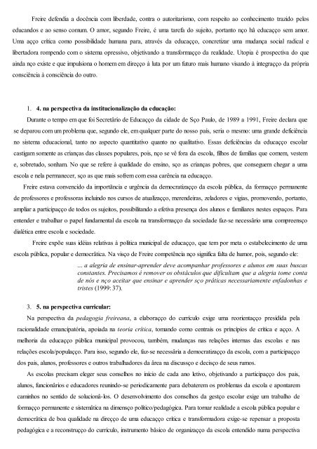 contribuições de paulo freire à educação brasileira - Portal ANPED ...