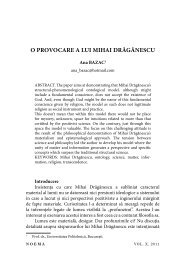 O PROVOCARE A LUI MIHAI DRĂGĂNESCU - noema