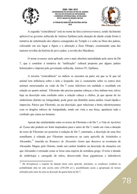 novas abordagens sobre - Núcleo de Estudos da Antiguidade - UERJ