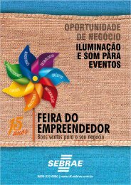 OPORTUNIDADE DE NEGÓCIO - Sebrae