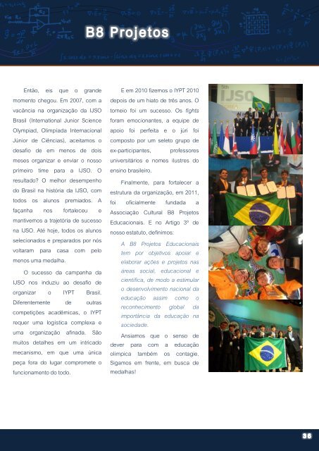 Booklet do Torneio Nacional - IYPT Brasil