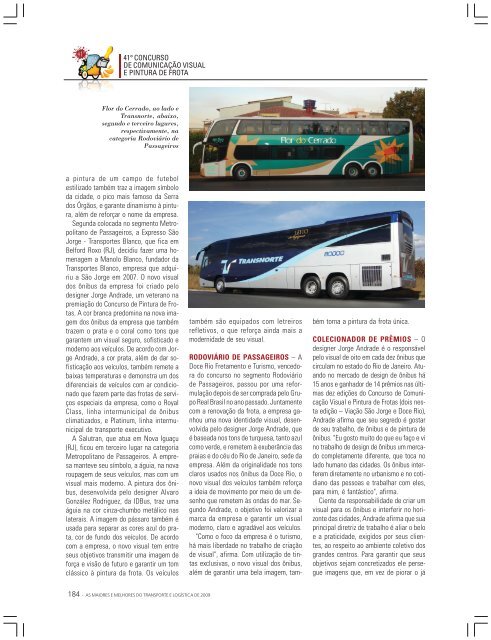 Cargolift, Doce Rio e Dedo - Revista Transporte Moderno