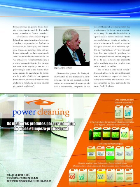 Inovações e tendências do mercado de limpeza ... - Revista Higiplus