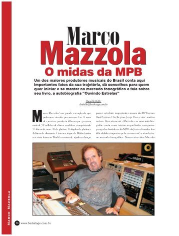 Marco Mazzola: o Midas da MPB - Backstage