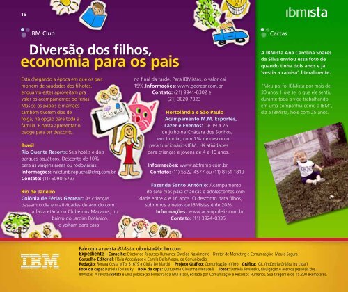 gerentes de primeira - Revista IBMista