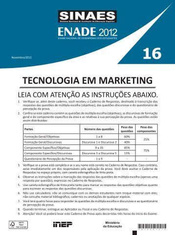 Prova - Marketing.pdf - Inep