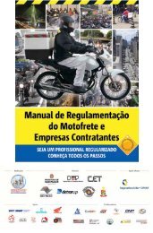 Manual de Regulamentação do Motofrete e Empresas - Denatran
