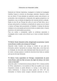 Texto da Entrevista - TV Ciência