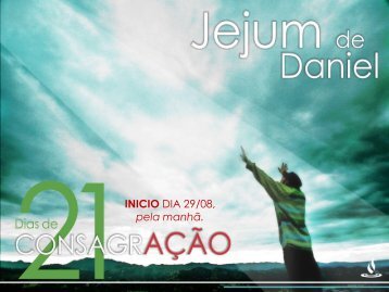 jejum de daniel 21 dias de consagração - Comunidade Cristã Siloé