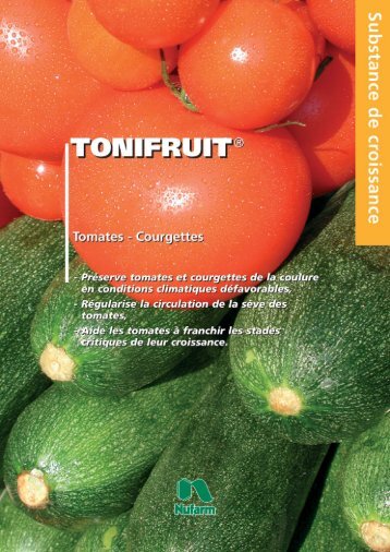 Lien vers la Fiche Technique Tonifruit légumes - Nufarm