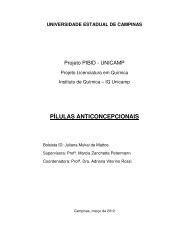 PÍLULAS ANTICONCEPCIONAIS - gpquae - Unicamp