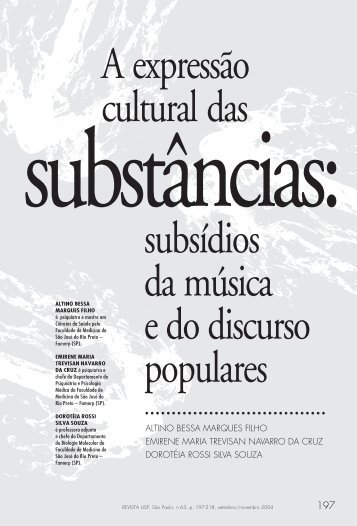 subsídios da música e do discurso populares Altino Bessa M ... - USP