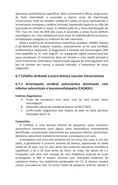 Classificação Internacional das Cefaléias - HGF – Neurologia