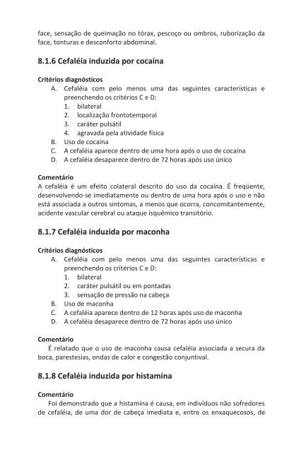 Classificação Internacional das Cefaléias - HGF – Neurologia