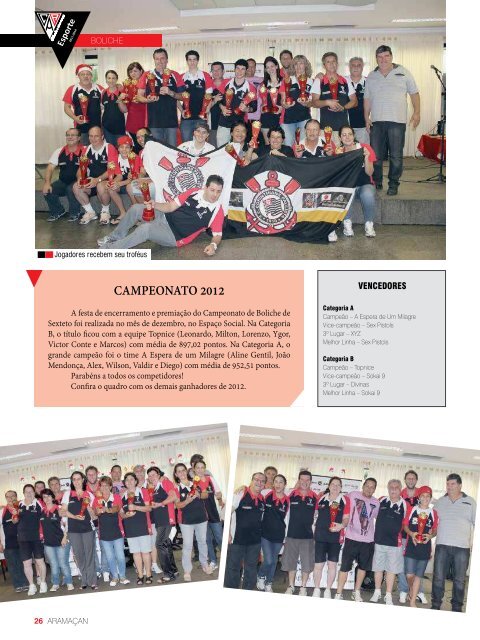 Revista - Clube Atlético Aramaçan