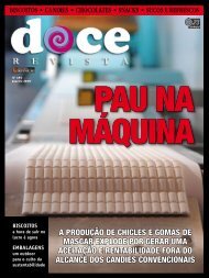 a produção de chicles e gomas de mascar ... - Editora Definição