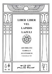 LIBER LIBER VEL LAPIDIS LAZULI - Astrum Argentum