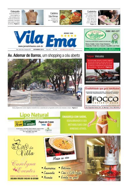 Ano XII - Nº 150 - Jornal Vila Ema