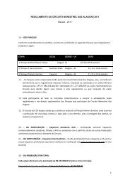 REGULAMENTO DO CIRCUITO MENESTREL ... - Portal Vaquejada