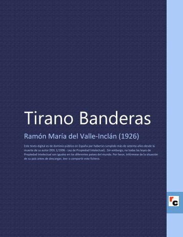 Tirano Banderas - Descarga Ebooks