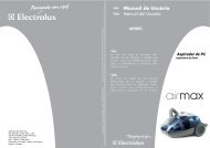 MANUAL AIRMAX REV01 - Electrolux