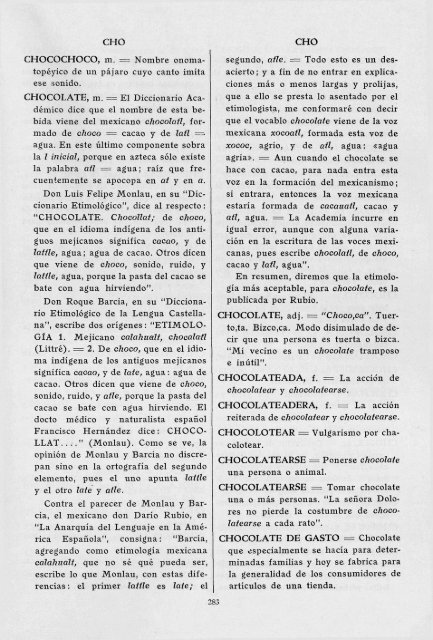 CHA CHABACÃ•N,AN = Vulgarismo por chabacano,na. Grosero, sin ...