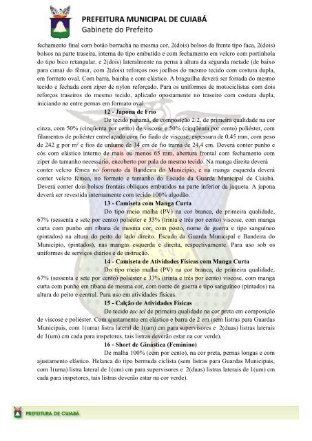 Decreto nº 4859 de 02 dezembro de 2009. - Prefeitura de Cuiabá