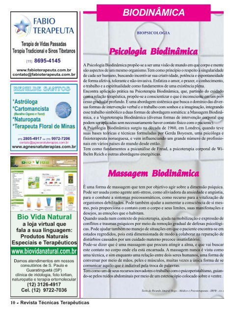 Revista Técnicas Terapêuticas - 1