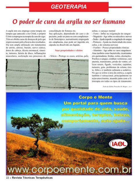 Revista Técnicas Terapêuticas - 1