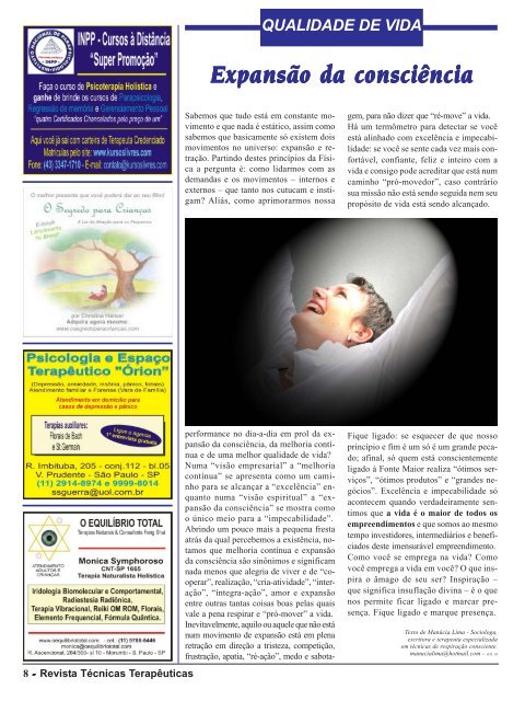 Revista Técnicas Terapêuticas - 1