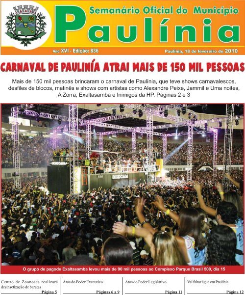 Mais de 150 mil pessoas brincaram o carnaval - Prefeitura ...