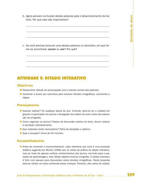 Poema do desejo de aluno do 6º ano solicitando o uso da quadra