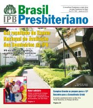 Jornal Brasil Presbiteriano - Editora Cultura Cristã