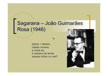 Sagarana – João Guimarães Rosa (1946)