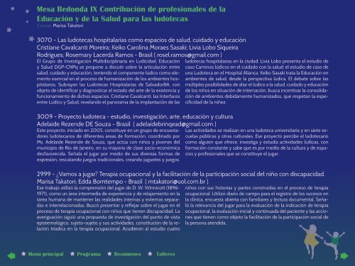 Programa completo do Congresso - Associação Brasileira de ...