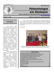 Boletim Paleontologia em Destaque nº 60 - Sociedade Brasileira de ...