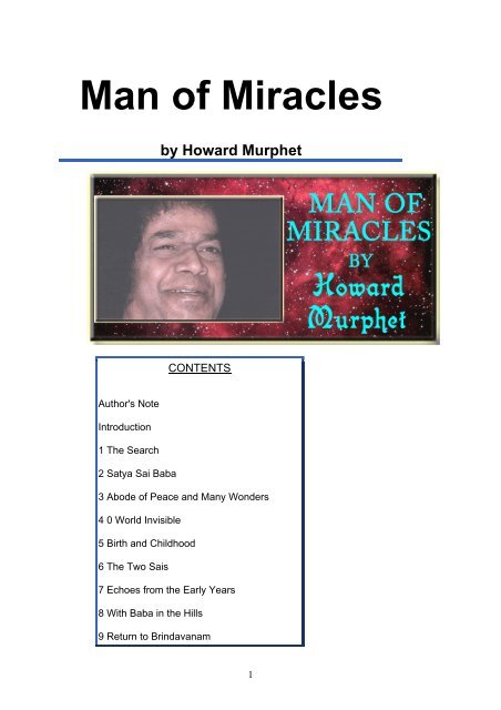 Man of Miracles