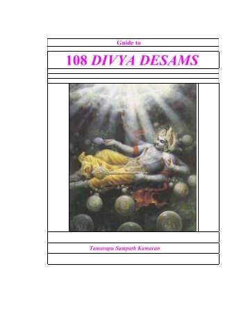 Guide to 108 DIVYA DESAMS