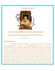 Mantralaya Raghavendra Swamy Miracles PDF file - Vastu ...
