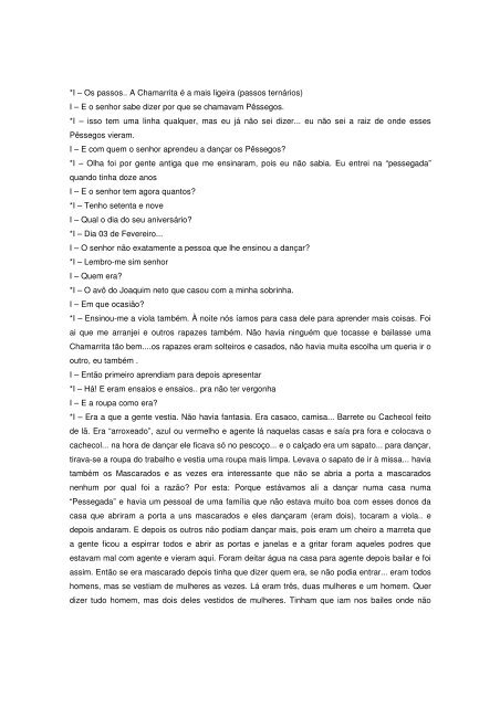 IX. Entrevista (06) Informante António Abel de Sousa