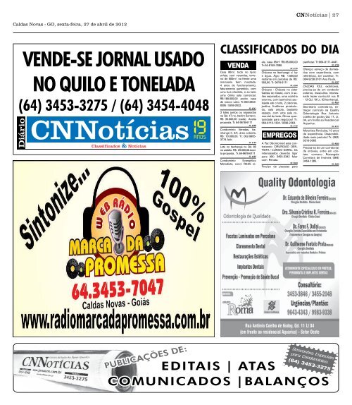 ASSASSINO CONFESSA CRIME - Caldas Novas