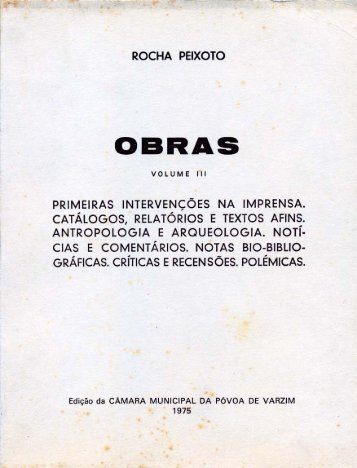 OBRAS - Câmara Municipal da Póvoa de Varzim