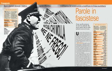 Parole in fascistese - Focus